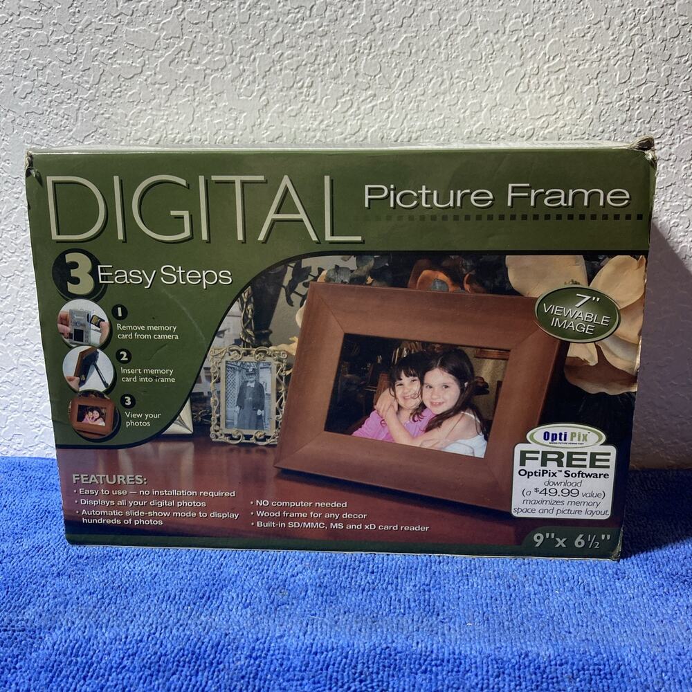 SmartParts SP70EW 7-Inch Digital Frame Smart Parts Opti Pix NOB